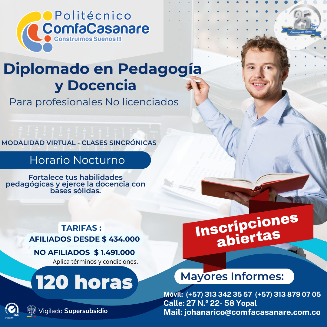 Diplomado en Pedagogía y Docencia Universitaria