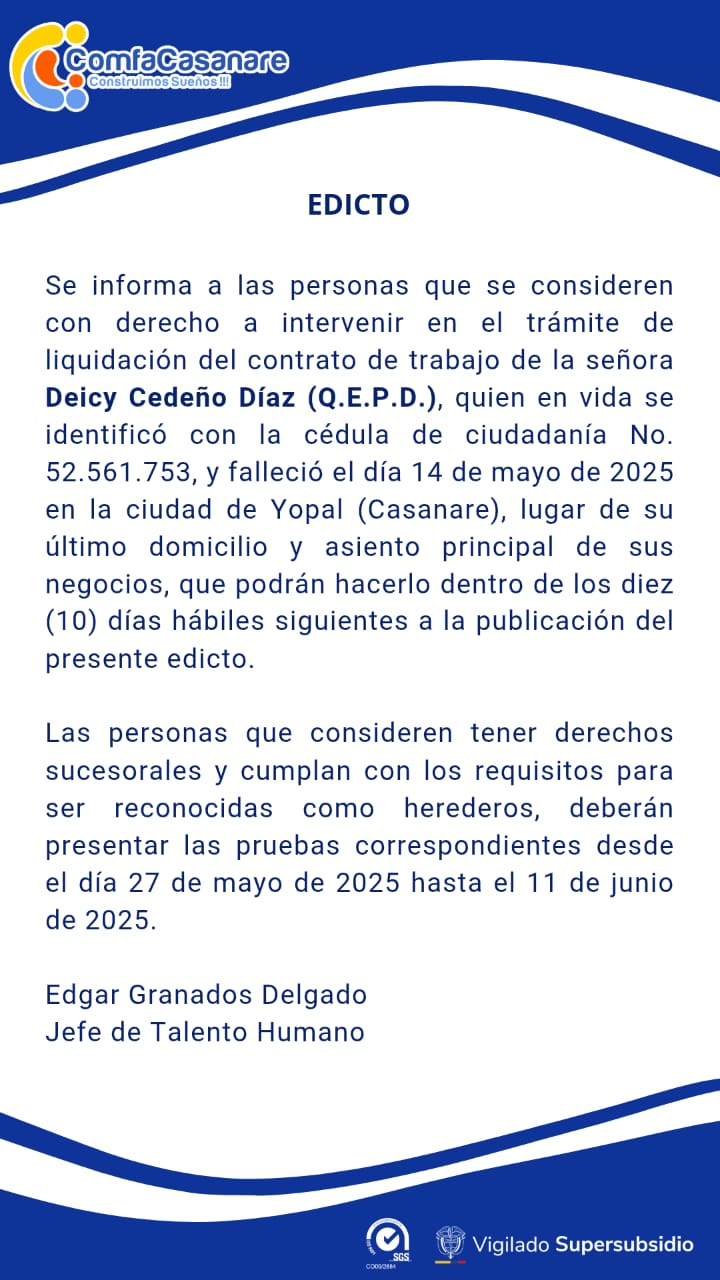 Edicto