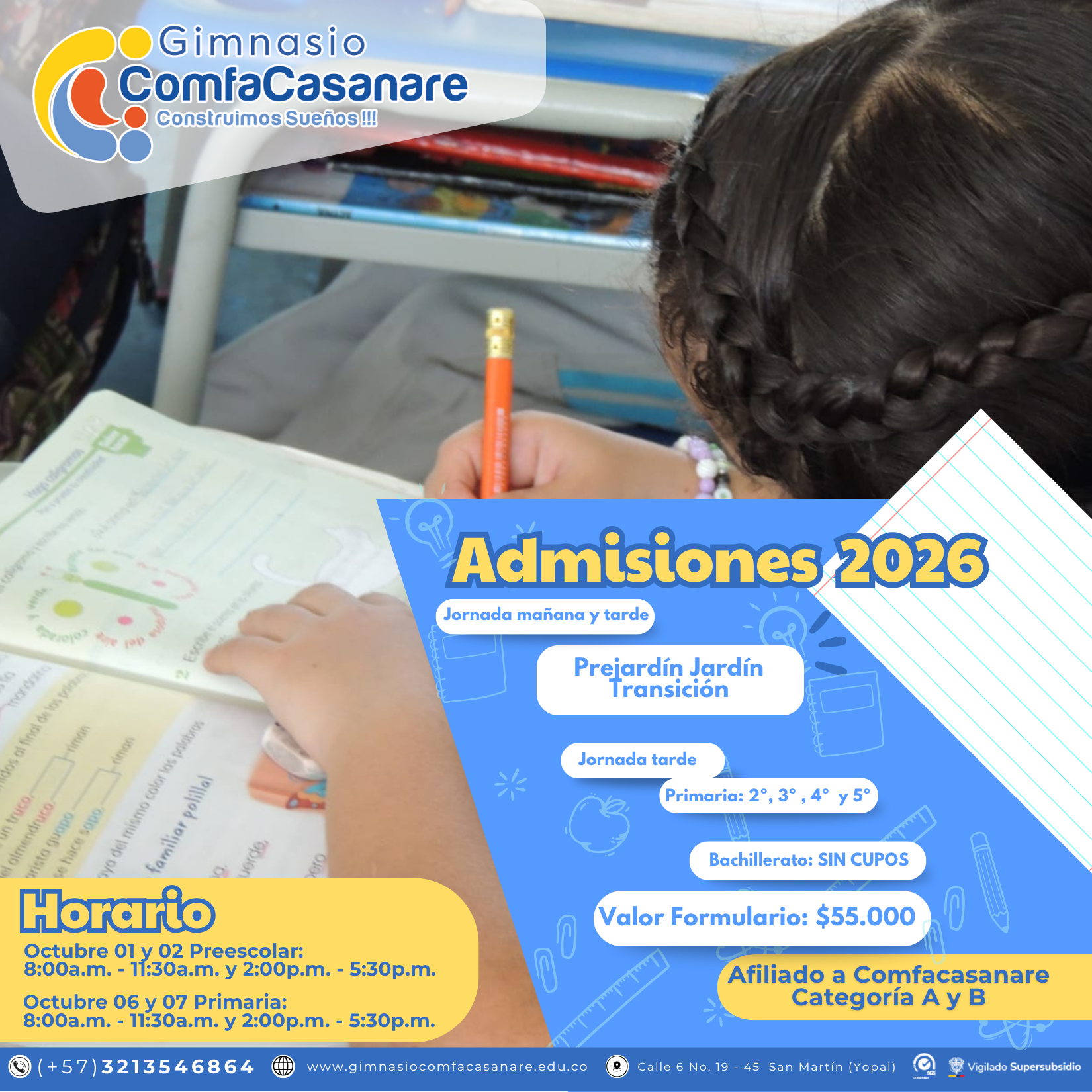 Admisiones 2026